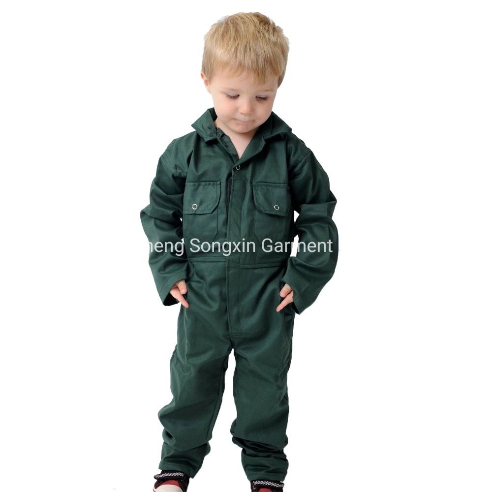 100% Cotton Kids Coverall Child Coveralls Multi Color Mechanic Halloween Jumpsuit Costume Boy