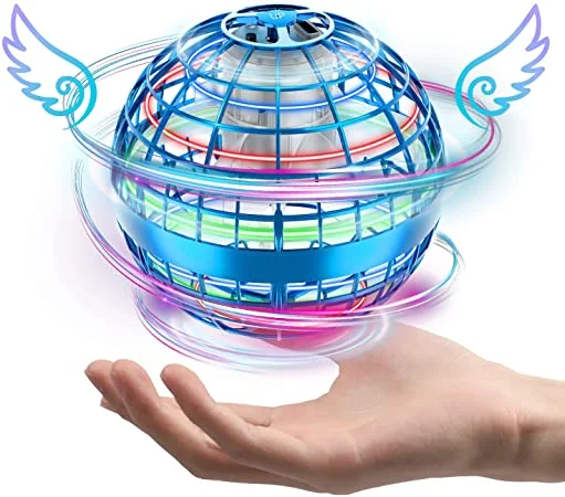 2022 amazon venda flynova pro mini drones voando bola girador led espaço legal orb globo forma controlador mágico brinquedos novidade